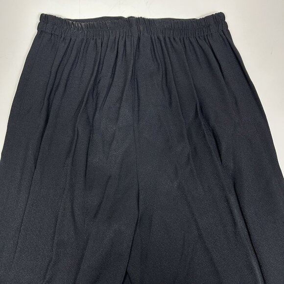 Vtg D.J. Summers Women 2Pc Jacket & Pants Set Black Purple Lace Line Sz 10 USA - Picture 12 of 13